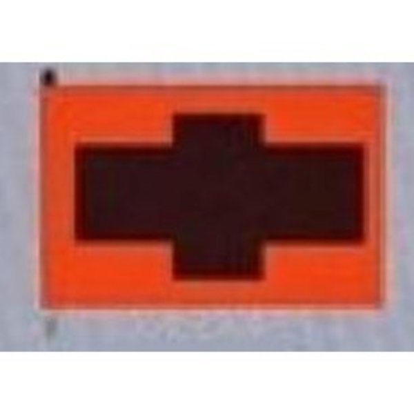 Afs Procession Flag Banners: Orange with Black Cross (each) 5711075